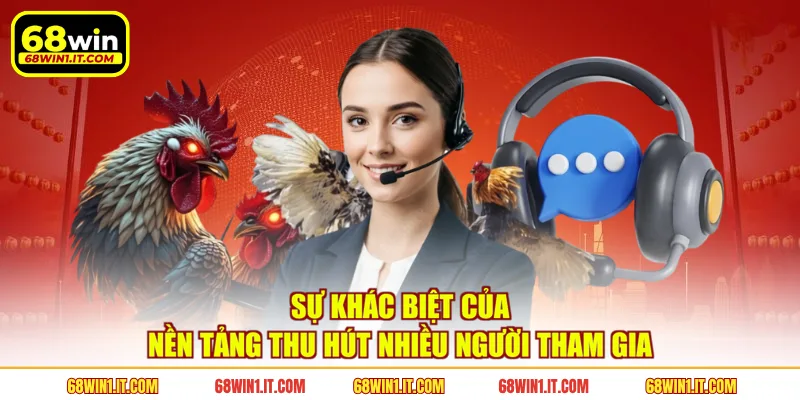 Sự khác biệt của nền tảng thu hút nhiều người tham gia
